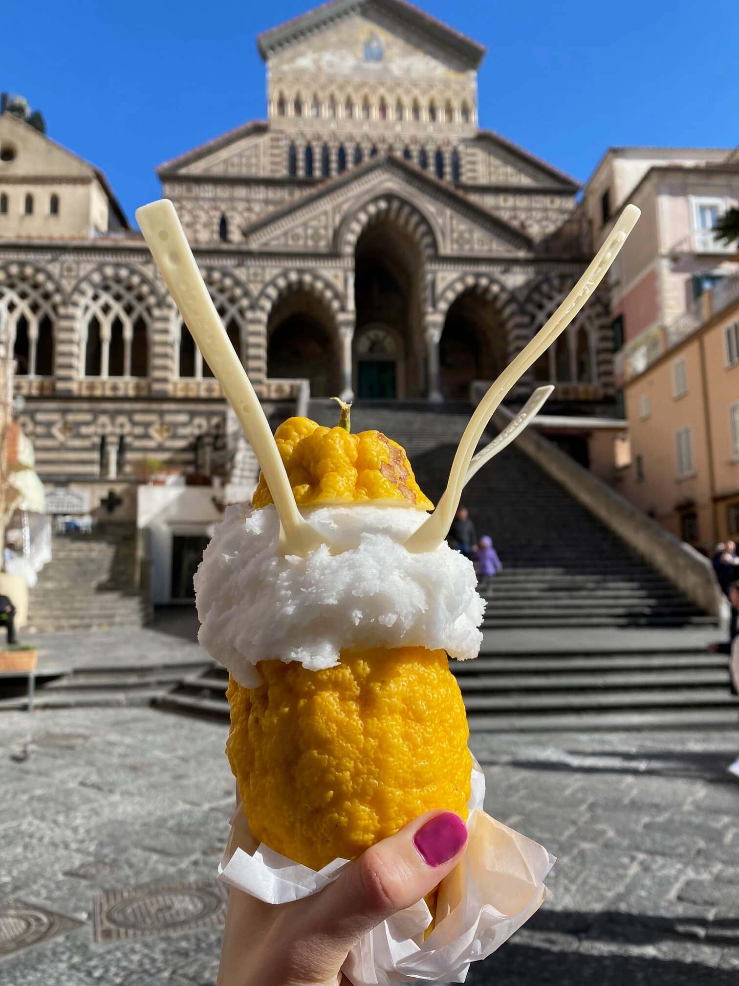 citrom sorbet a dóm előtt